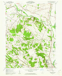 Andersonville Ohio Historical topographic map, 1:24000 scale, 7.5 X 7.5 Minute, Year 1961