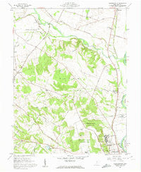 Andersonville Ohio Historical topographic map, 1:24000 scale, 7.5 X 7.5 Minute, Year 1961