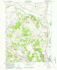 Andersonville Ohio Historical topographic map, 1:24000 scale, 7.5 X 7.5 Minute, Year 1961