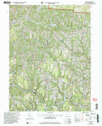 Antioch Ohio Historical topographic map, 1:24000 scale, 7.5 X 7.5 Minute, Year 2002