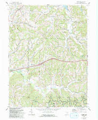 Antrim Ohio Historical topographic map, 1:24000 scale, 7.5 X 7.5 Minute, Year 1993