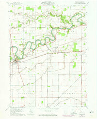 Antwerp Ohio Historical topographic map, 1:24000 scale, 7.5 X 7.5 Minute, Year 1960