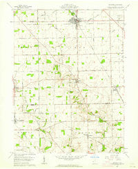 Arcanum Ohio Historical topographic map, 1:24000 scale, 7.5 X 7.5 Minute, Year 1961