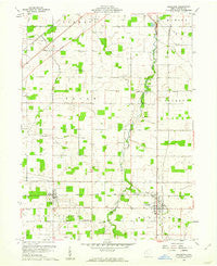 Arlington Ohio Historical topographic map, 1:24000 scale, 7.5 X 7.5 Minute, Year 1960