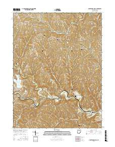 Armstrongs Mills Ohio Current topographic map, 1:24000 scale, 7.5 X 7.5 Minute, Year 2016