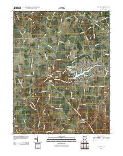 Ash Ridge Ohio Historical topographic map, 1:24000 scale, 7.5 X 7.5 Minute, Year 2010