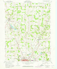 Ashland North Ohio Historical topographic map, 1:24000 scale, 7.5 X 7.5 Minute, Year 1961