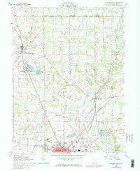 Ashland North Ohio Historical topographic map, 1:24000 scale, 7.5 X 7.5 Minute, Year 1961
