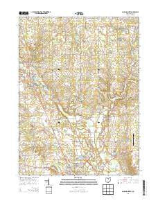 Ashland North Ohio Historical topographic map, 1:24000 scale, 7.5 X 7.5 Minute, Year 2013