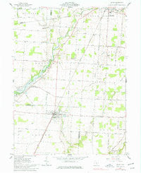 Ashley Ohio Historical topographic map, 1:24000 scale, 7.5 X 7.5 Minute, Year 1961
