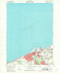 Ashtabula North Ohio Historical topographic map, 1:24000 scale, 7.5 X 7.5 Minute, Year 1960