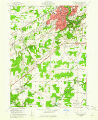 Ashtabula South Ohio Historical topographic map, 1:24000 scale, 7.5 X 7.5 Minute, Year 1960