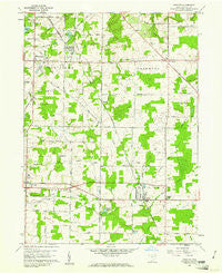 Atwater Ohio Historical topographic map, 1:24000 scale, 7.5 X 7.5 Minute, Year 1960