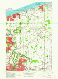 Avon Ohio Historical topographic map, 1:24000 scale, 7.5 X 7.5 Minute, Year 1963