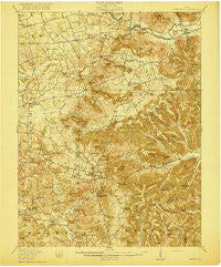 Bainbridge Ohio Historical topographic map, 1:62500 scale, 15 X 15 Minute, Year 1917