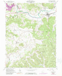 Bainbridge Ohio Historical topographic map, 1:24000 scale, 7.5 X 7.5 Minute, Year 1961