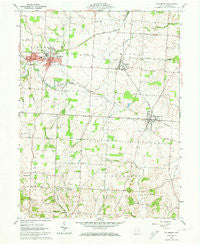 Baltimore Ohio Historical topographic map, 1:24000 scale, 7.5 X 7.5 Minute, Year 1961