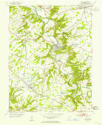 Batavia Ohio Historical topographic map, 1:24000 scale, 7.5 X 7.5 Minute, Year 1953