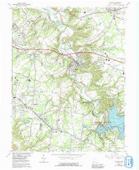 Batavia Ohio Historical topographic map, 1:24000 scale, 7.5 X 7.5 Minute, Year 1965