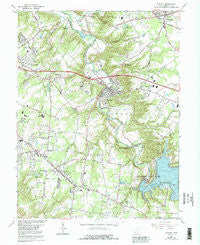 Batavia Ohio Historical topographic map, 1:24000 scale, 7.5 X 7.5 Minute, Year 1965
