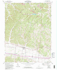 Beaver Ohio Historical topographic map, 1:24000 scale, 7.5 X 7.5 Minute, Year 1961