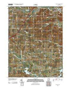 Bellville Ohio Historical topographic map, 1:24000 scale, 7.5 X 7.5 Minute, Year 2010