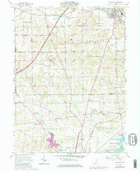 Bellville Ohio Historical topographic map, 1:24000 scale, 7.5 X 7.5 Minute, Year 1961