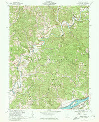 Belmont West Virginia Historical topographic map, 1:24000 scale, 7.5 X 7.5 Minute, Year 1969