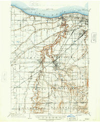 Berea Ohio Historical topographic map, 1:62500 scale, 15 X 15 Minute, Year 1904