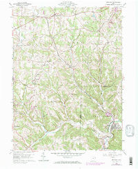 Bergholz Ohio Historical topographic map, 1:24000 scale, 7.5 X 7.5 Minute, Year 1960