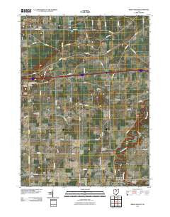 Berlin Heights Ohio Historical topographic map, 1:24000 scale, 7.5 X 7.5 Minute, Year 2010