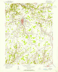 Bethel Ohio Historical topographic map, 1:24000 scale, 7.5 X 7.5 Minute, Year 1953