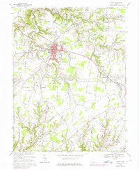 Bethel Ohio Historical topographic map, 1:24000 scale, 7.5 X 7.5 Minute, Year 1968