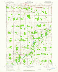 Blakeslee Ohio Historical topographic map, 1:24000 scale, 7.5 X 7.5 Minute, Year 1961