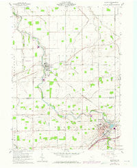 Bluffton Ohio Historical topographic map, 1:24000 scale, 7.5 X 7.5 Minute, Year 1960
