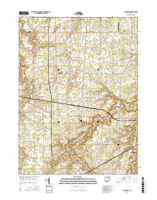Brighton Ohio Current topographic map, 1:24000 scale, 7.5 X 7.5 Minute, Year 2016