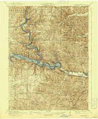 Brinkhaven Ohio Historical topographic map, 1:62500 scale, 15 X 15 Minute, Year 1915