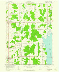 Bristolville Ohio Historical topographic map, 1:24000 scale, 7.5 X 7.5 Minute, Year 1960