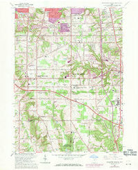 Broadview Heights Ohio Historical topographic map, 1:24000 scale, 7.5 X 7.5 Minute, Year 1963