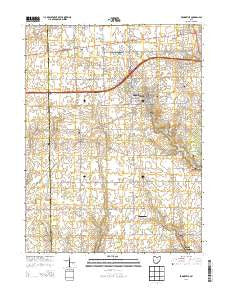 Brookville Ohio Historical topographic map, 1:24000 scale, 7.5 X 7.5 Minute, Year 2013