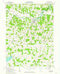 Butler Ohio Historical topographic map, 1:24000 scale, 7.5 X 7.5 Minute, Year 1961