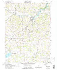 Butler Ohio Historical topographic map, 1:24000 scale, 7.5 X 7.5 Minute, Year 1961