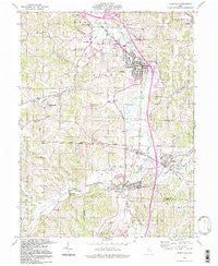 Byesville Ohio Historical topographic map, 1:24000 scale, 7.5 X 7.5 Minute, Year 1994