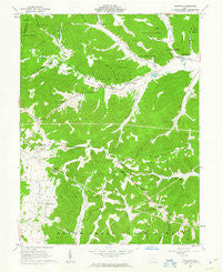 Byington Ohio Historical topographic map, 1:24000 scale, 7.5 X 7.5 Minute, Year 1961