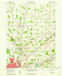 Cairo Ohio Historical topographic map, 1:24000 scale, 7.5 X 7.5 Minute, Year 1960