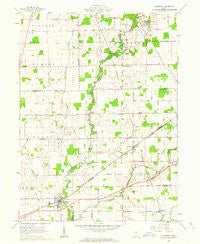 Caledonia Ohio Historical topographic map, 1:24000 scale, 7.5 X 7.5 Minute, Year 1961