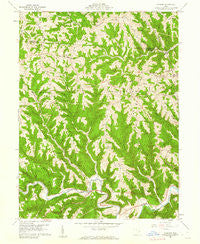 Cameron Ohio Historical topographic map, 1:24000 scale, 7.5 X 7.5 Minute, Year 1960