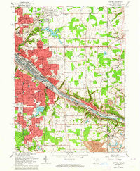 Campbell Ohio Historical topographic map, 1:24000 scale, 7.5 X 7.5 Minute, Year 1963