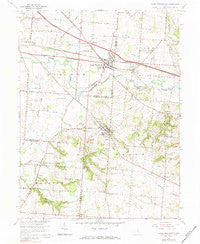 Canal Winchester Ohio Historical topographic map, 1:24000 scale, 7.5 X 7.5 Minute, Year 1966
