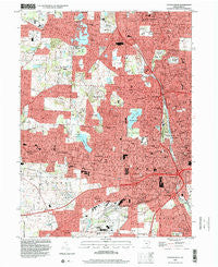 Canton West Ohio Historical topographic map, 1:24000 scale, 7.5 X 7.5 Minute, Year 1994